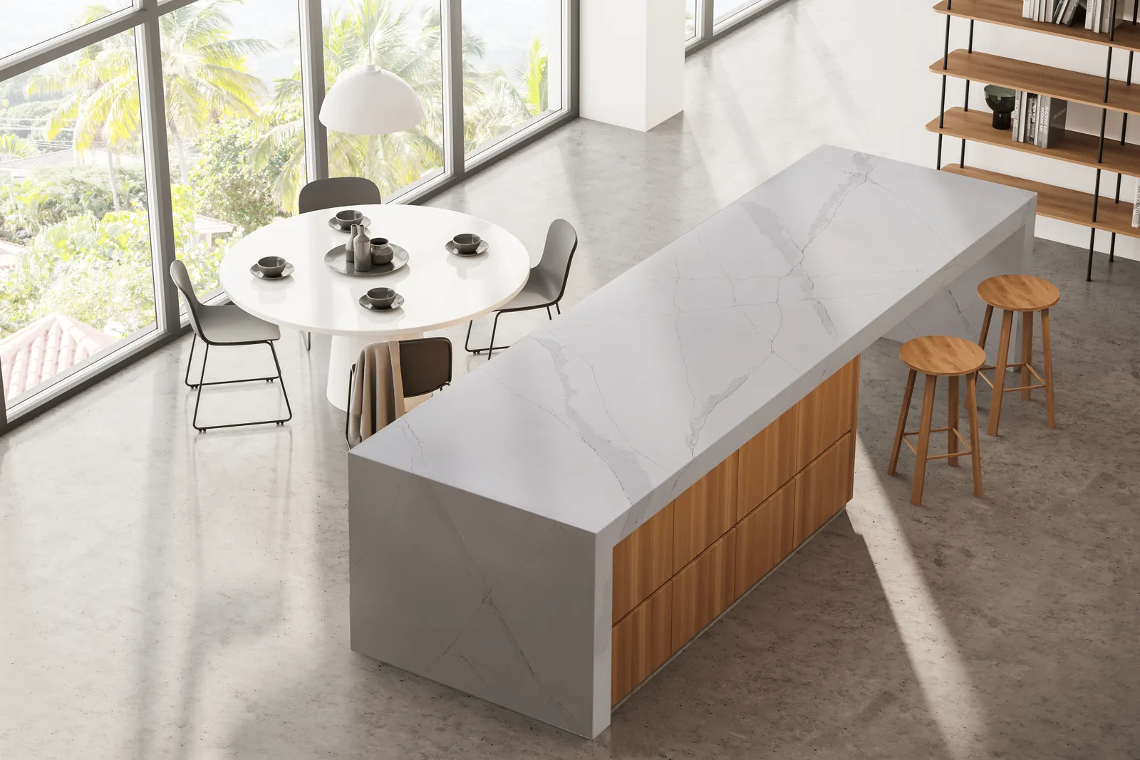 Aurelia Hanstone Quartz installed — project photo 3
