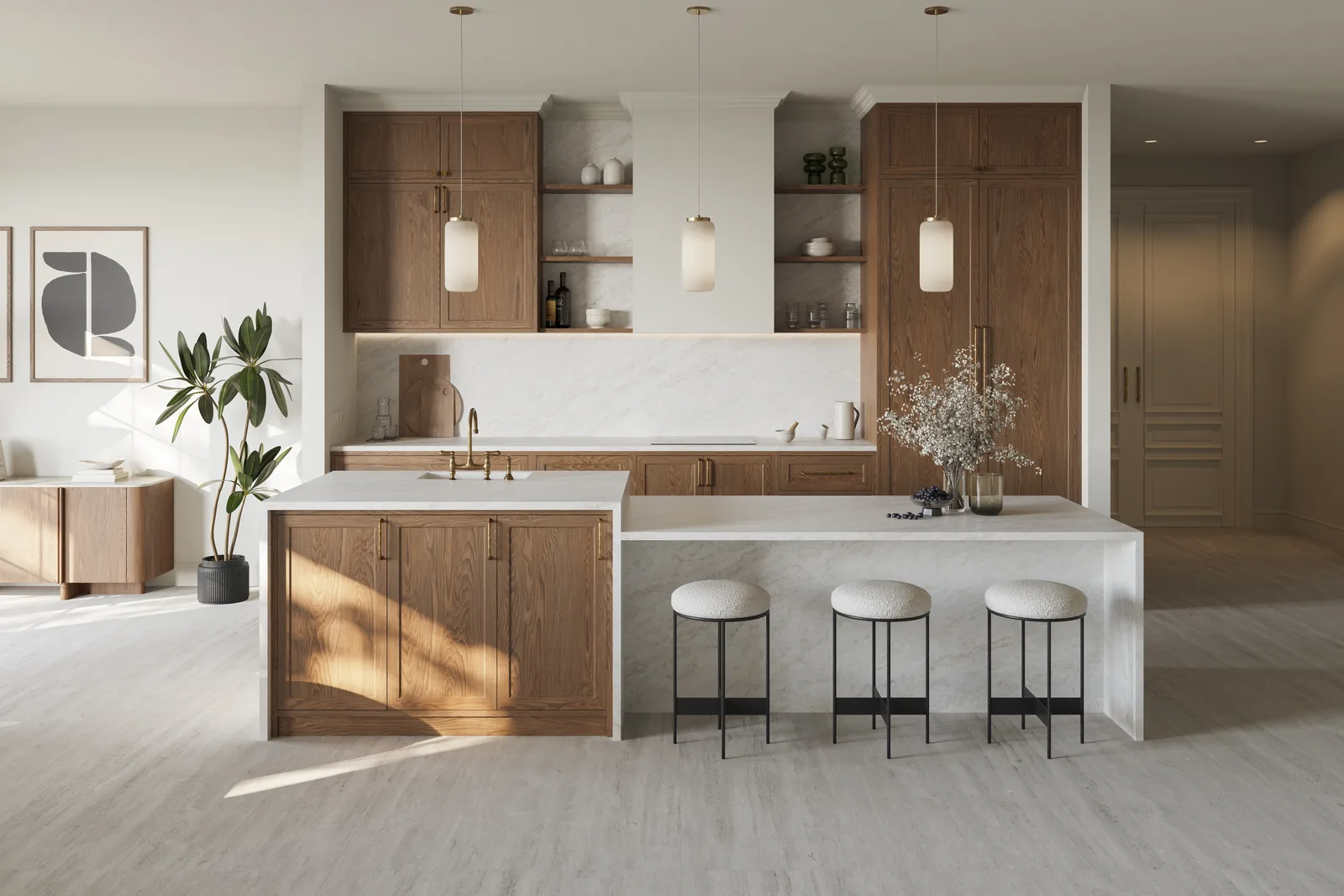 Avora Hanstone Quartz installed — project photo 2