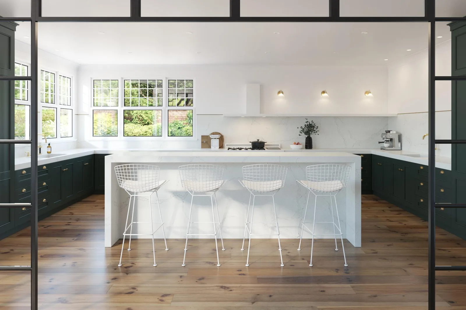 Calacatta Mont Hanstone Quartz installed — project photo 4