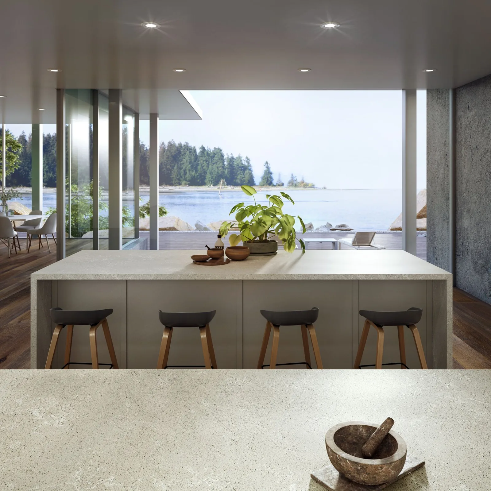 Coast Hanstone Quartz installed — project photo 8