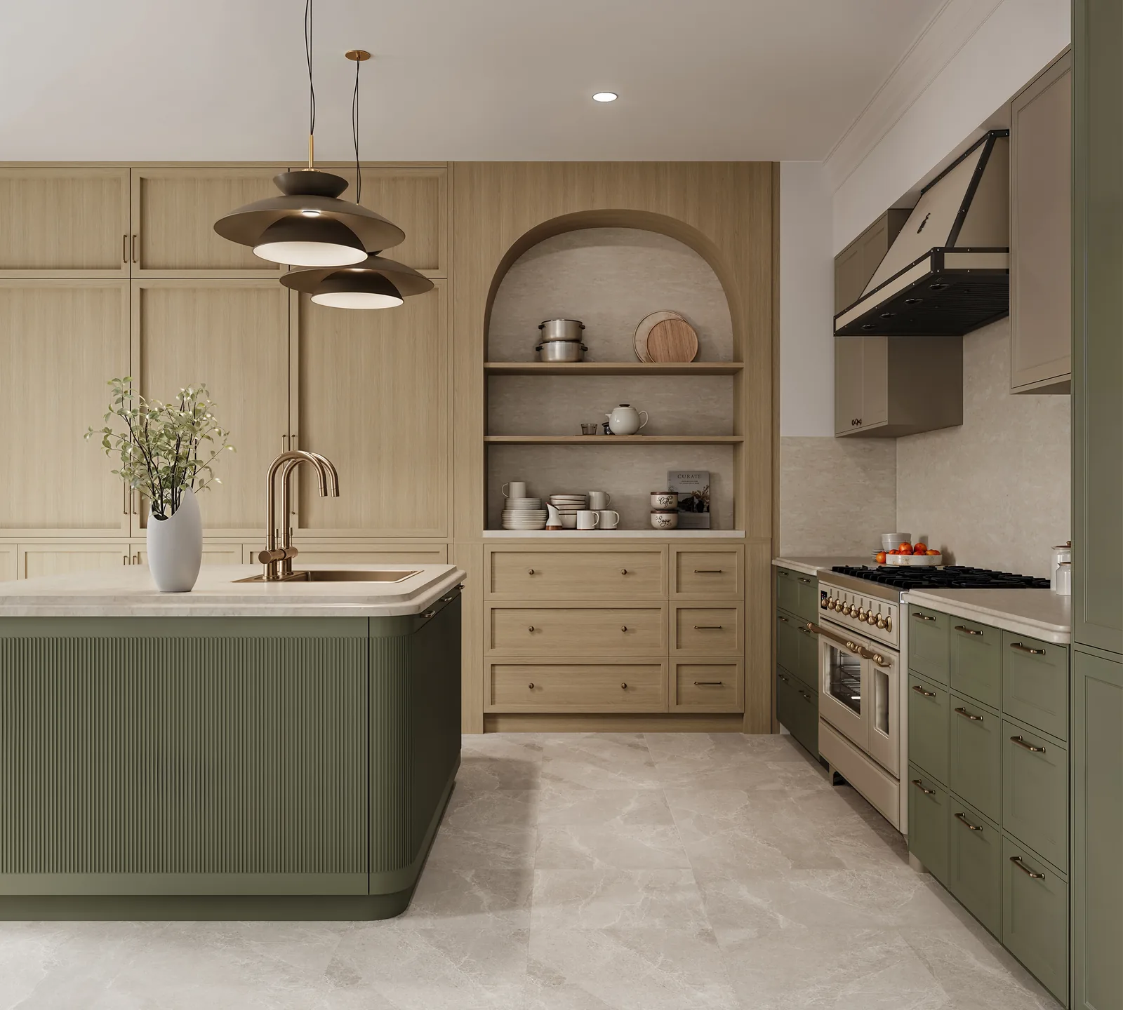 Cremosa Hanstone Quartz installed — project photo 4