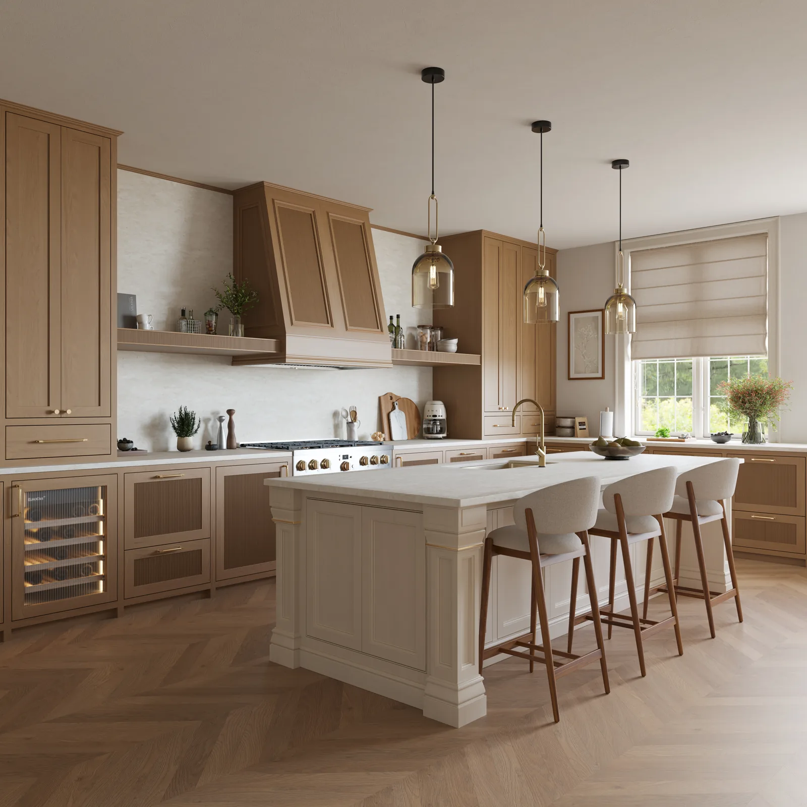 Cremosa Hanstone Quartz installed — project photo 5