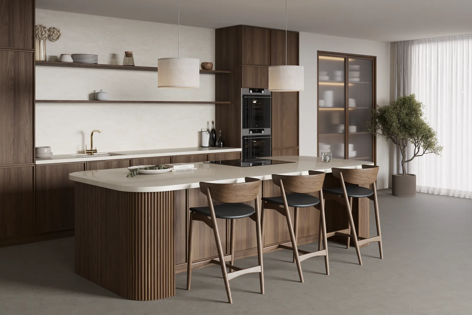 Cremosa Hanstone Quartz installed — project photo 8