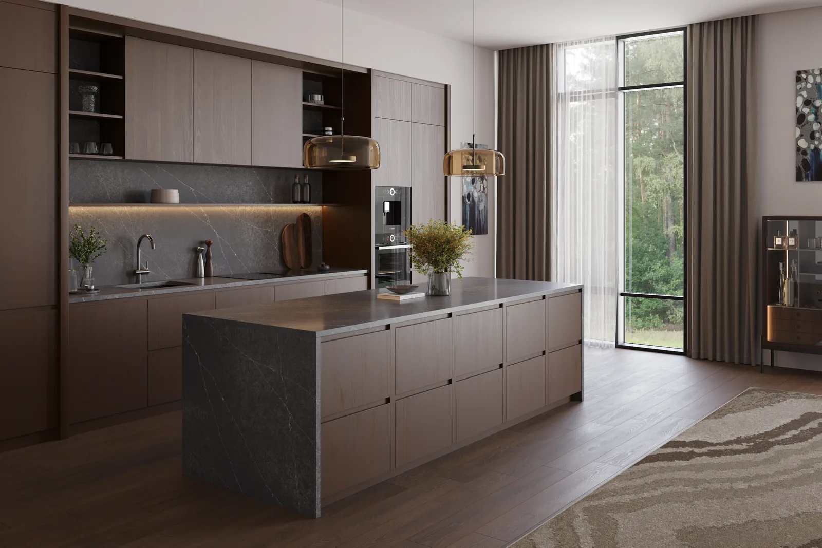 Markina Hanstone Quartz installed — project photo 3