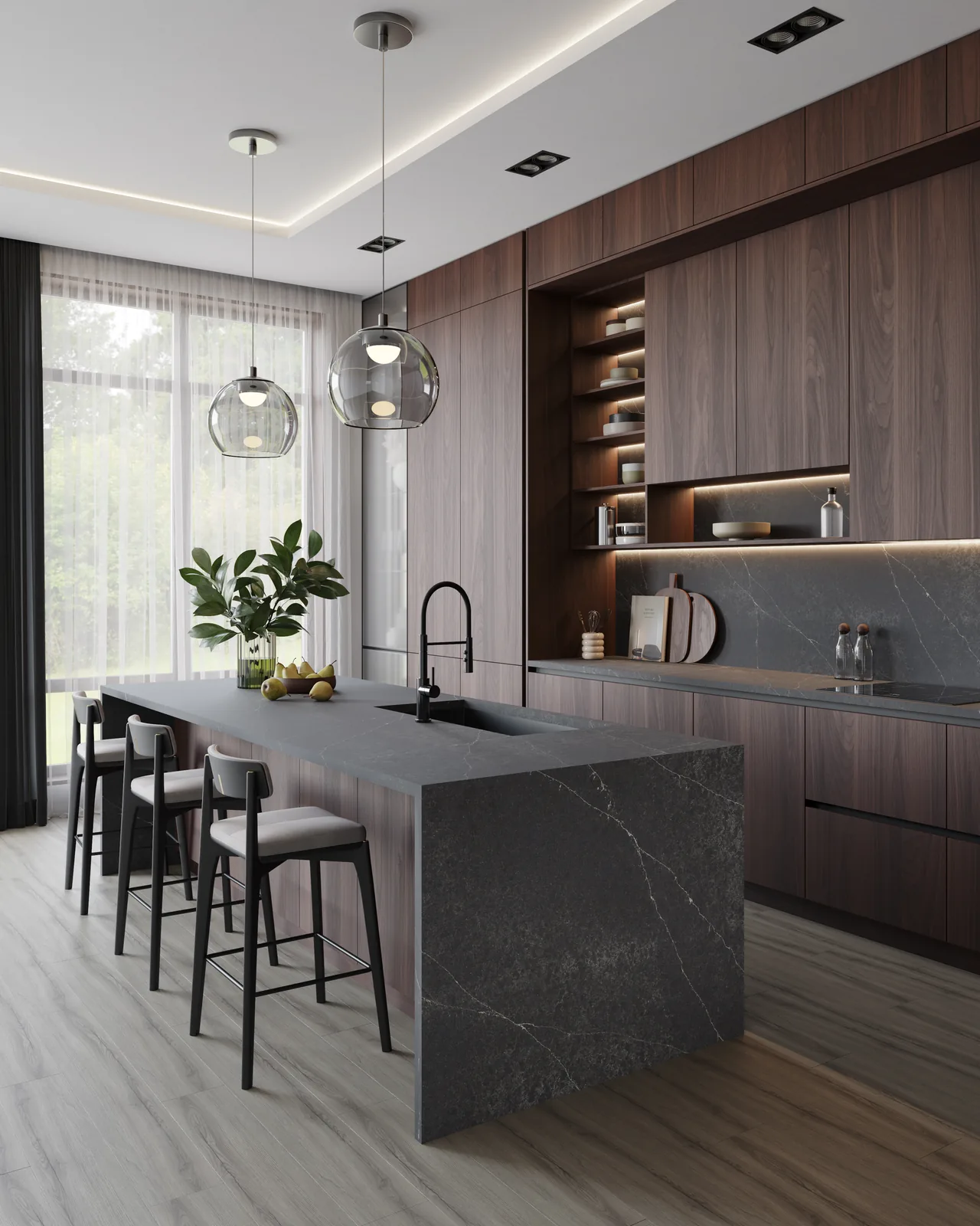 Markina Hanstone Quartz installed — project photo 4