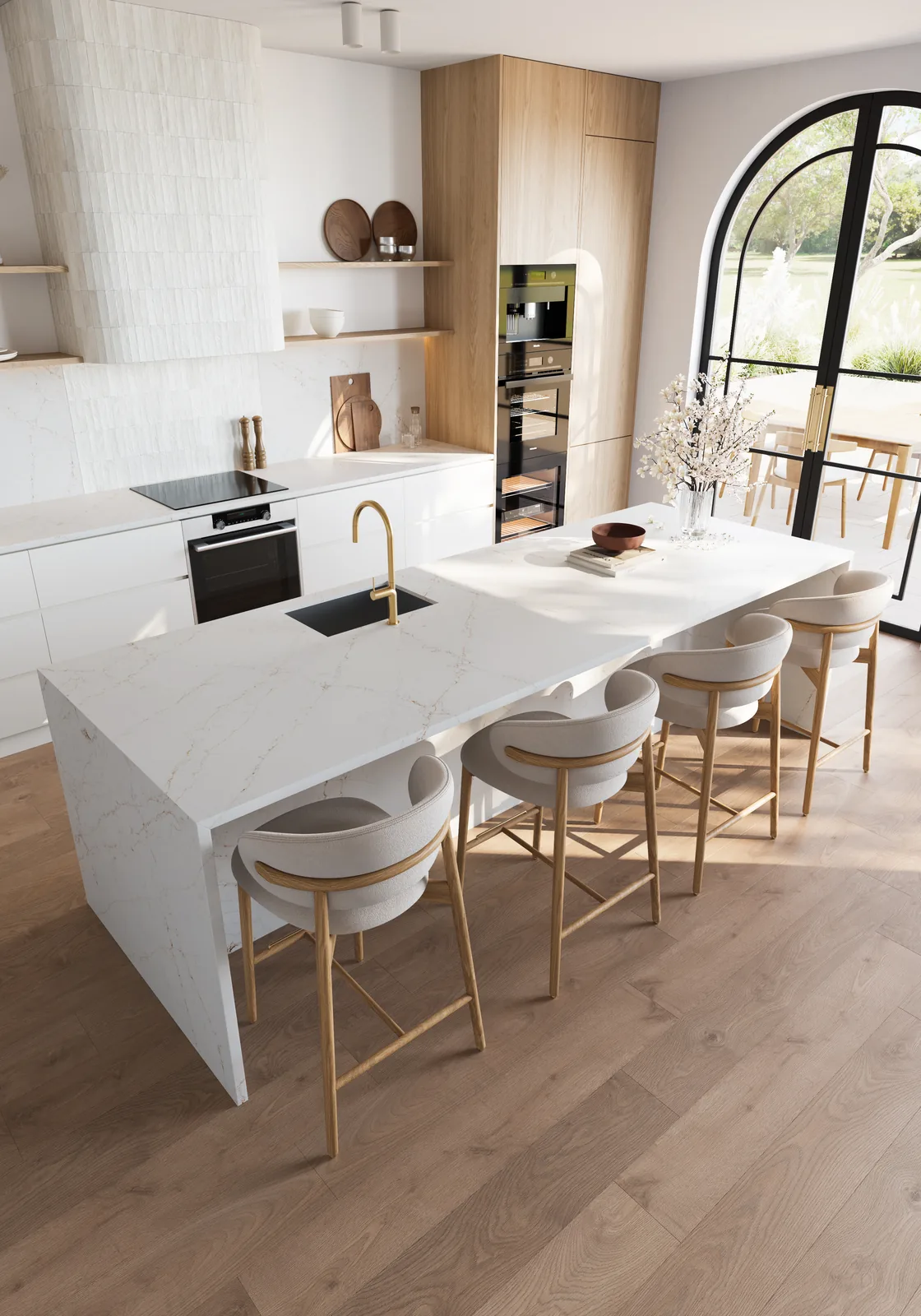 Strivento Hanstone Quartz installed — project photo 1