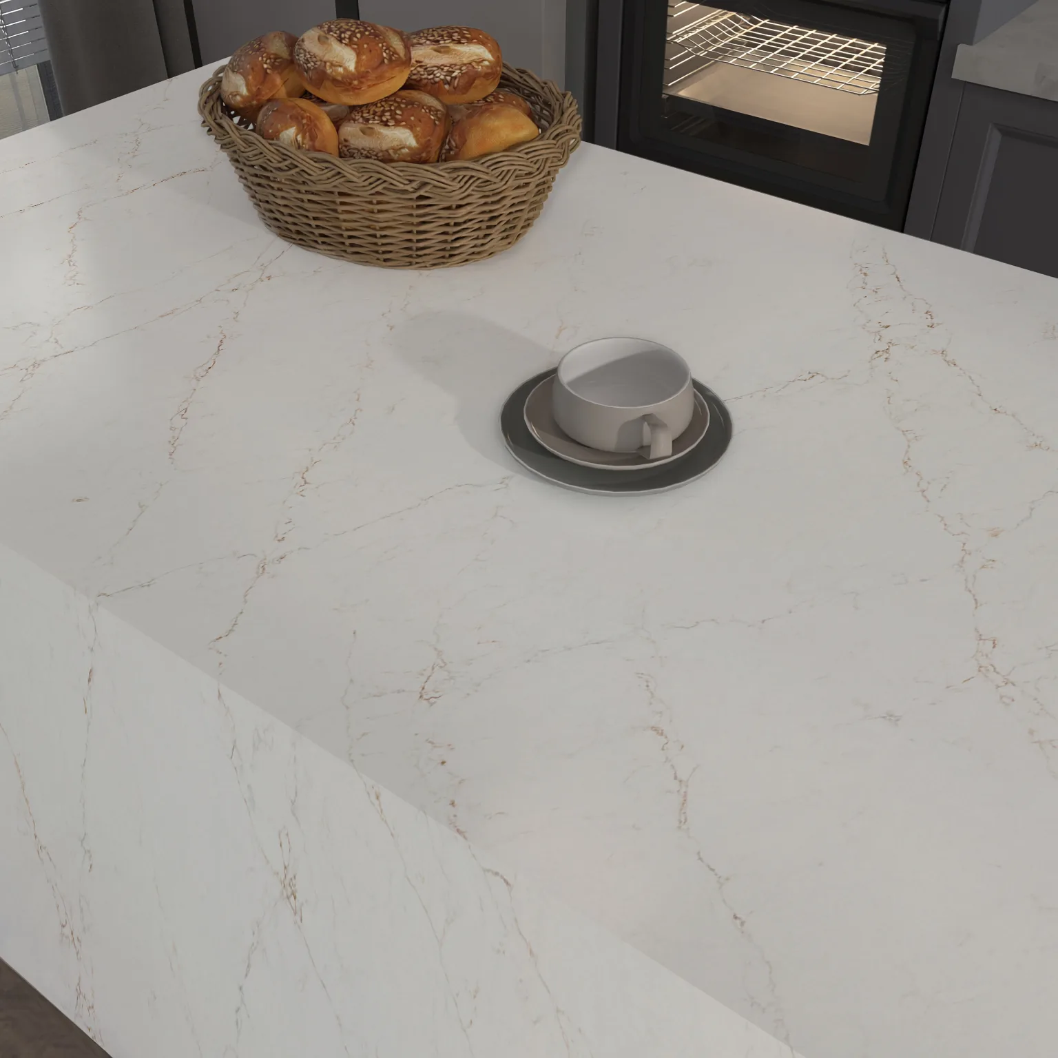 Strivento Hanstone Quartz installed — project photo 6