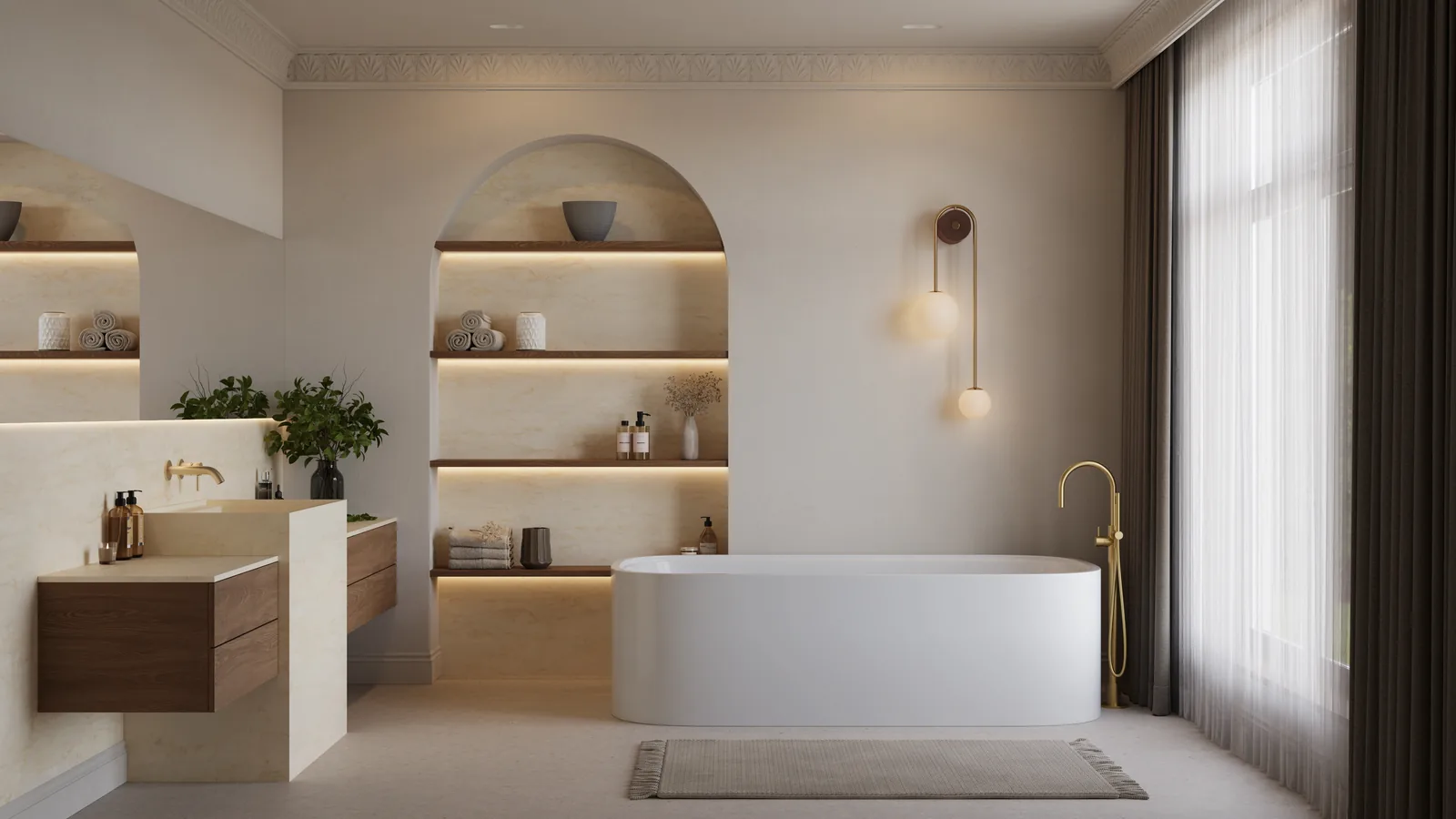 Tahitian Cream Hanstone Quartz installed — project photo 2