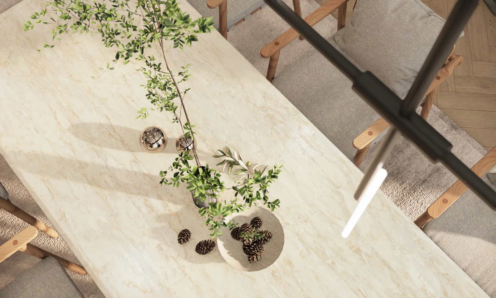 Tahitian Cream Hanstone Quartz installed — project photo 8