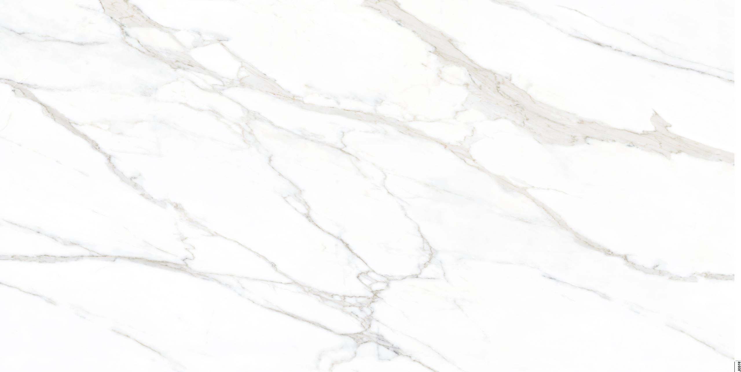 Calacatta Oro Lucciare Quartz close-up detail