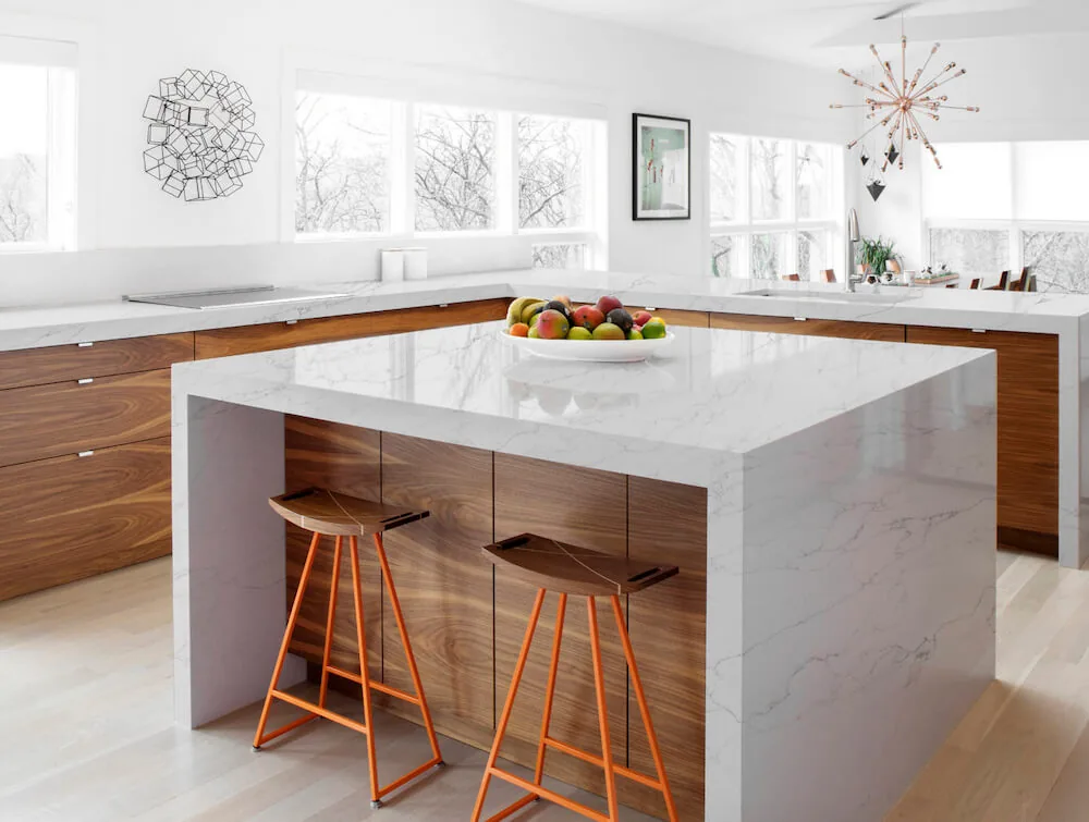 Blanco Crystol Lucciare Quartz installed — project photo 4