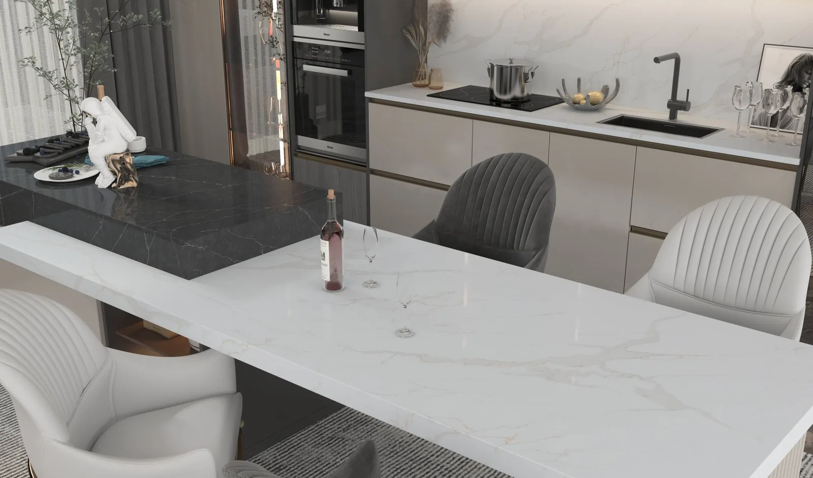 Borghini Premium Lucciare Quartz installed — project photo 2
