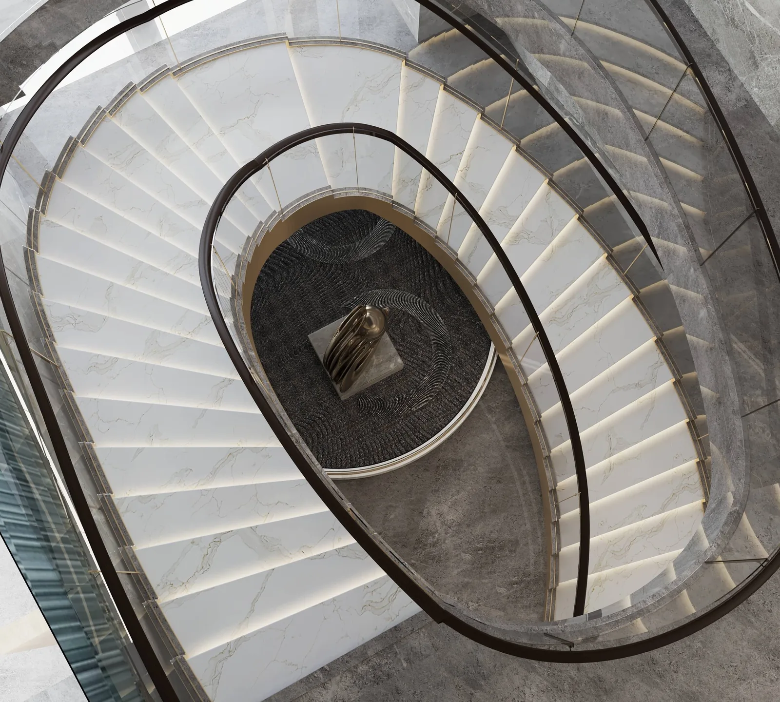 Calacatta Gold Lucciare Quartz installed — project photo 4