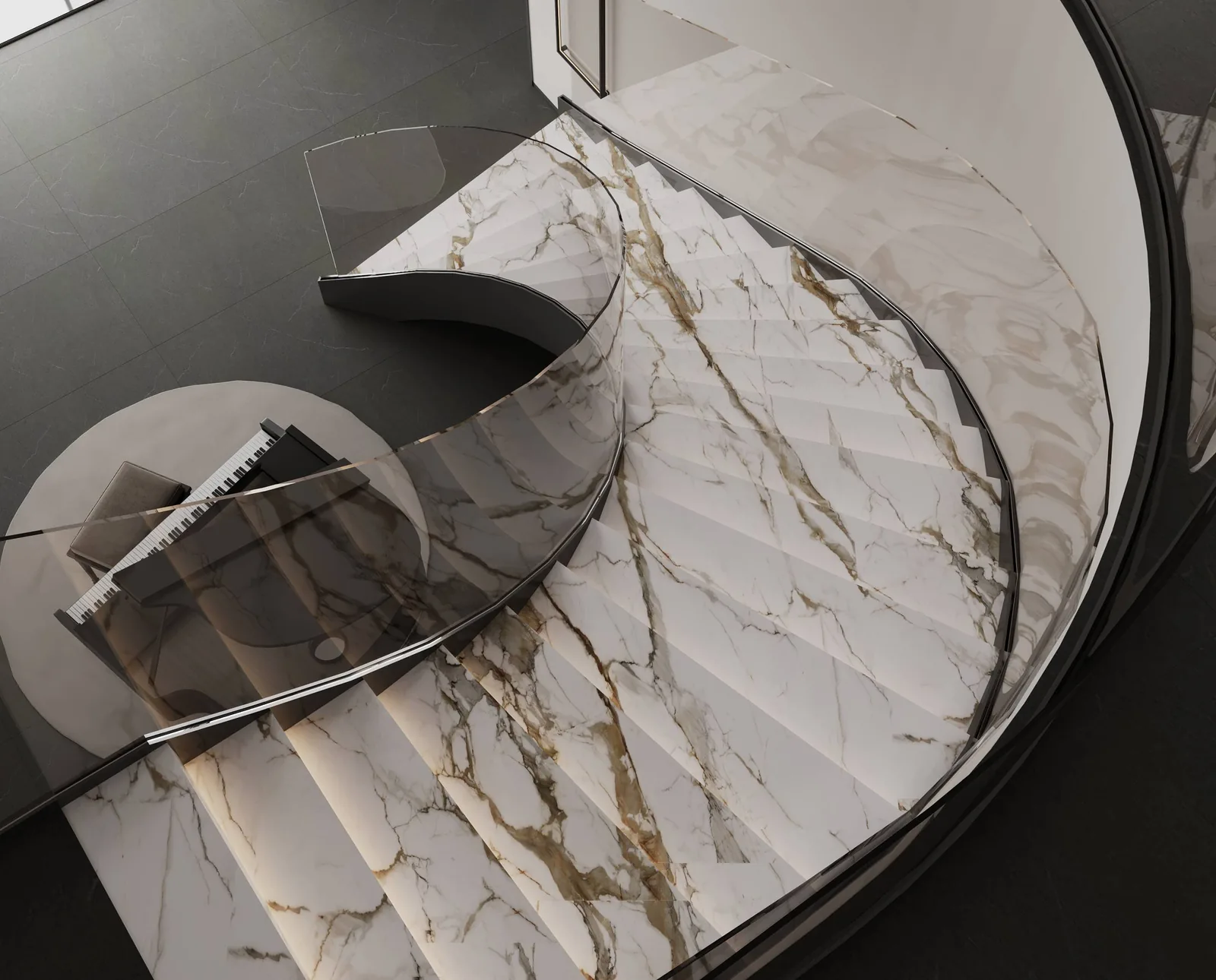 Calacatta Macchia Vecchia Lucciare Quartz installed — project photo 4