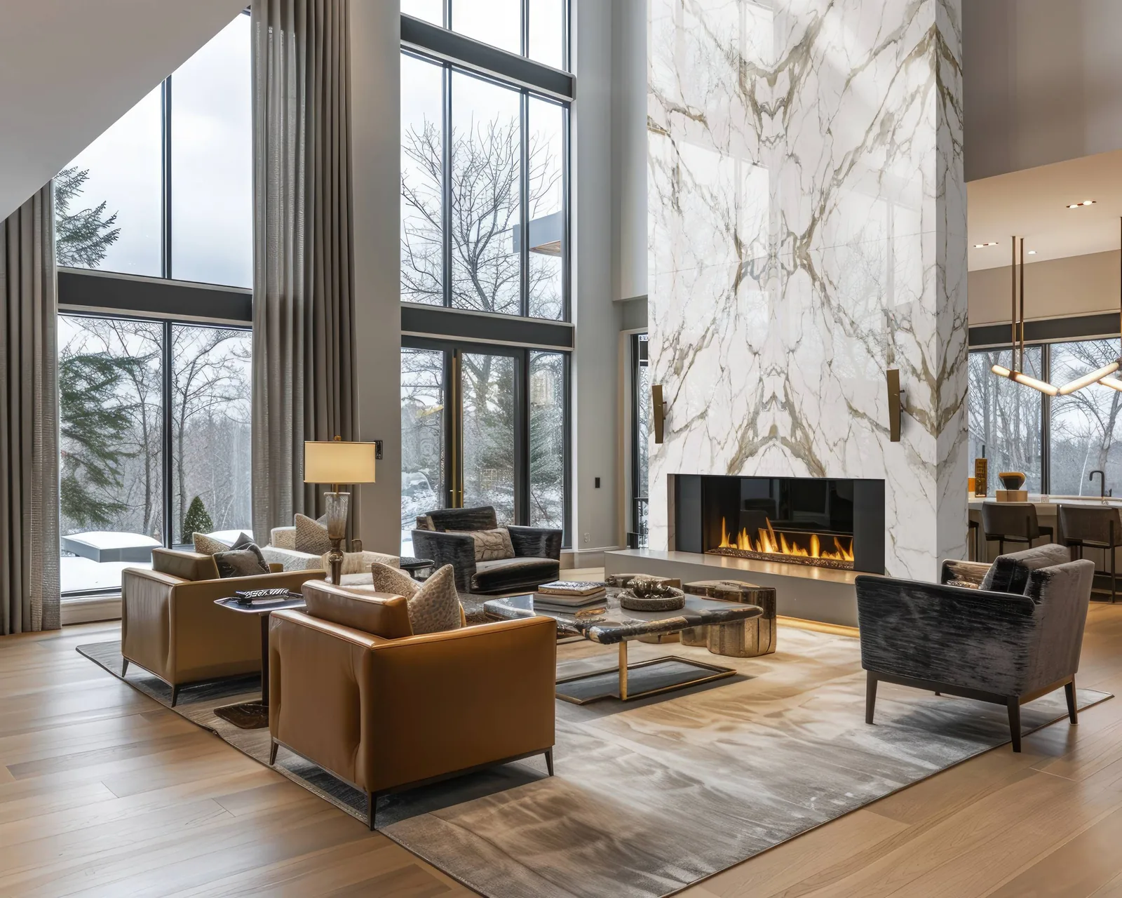 Calacatta Macchia Vecchia Lucciare Quartz installed — project photo 5
