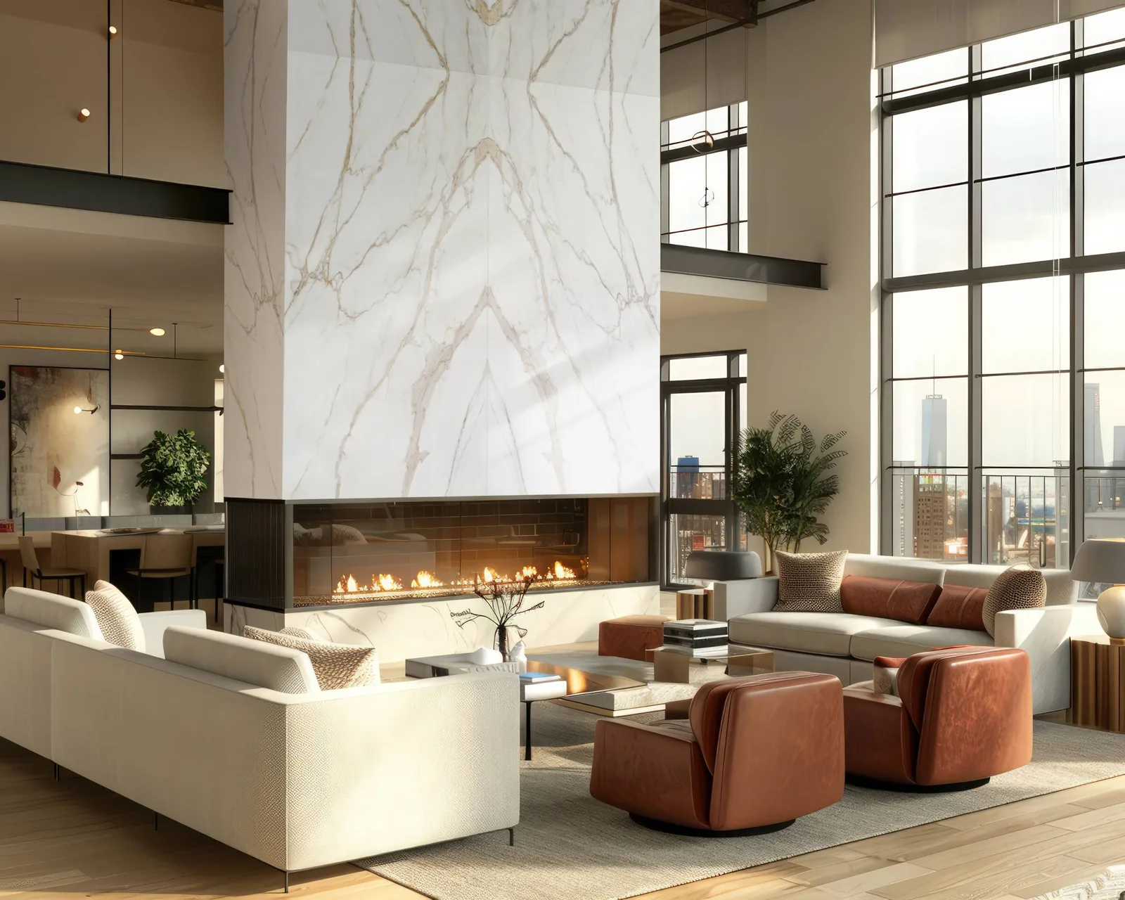 Calacatta Oro Lucciare Quartz installed — project photo 1