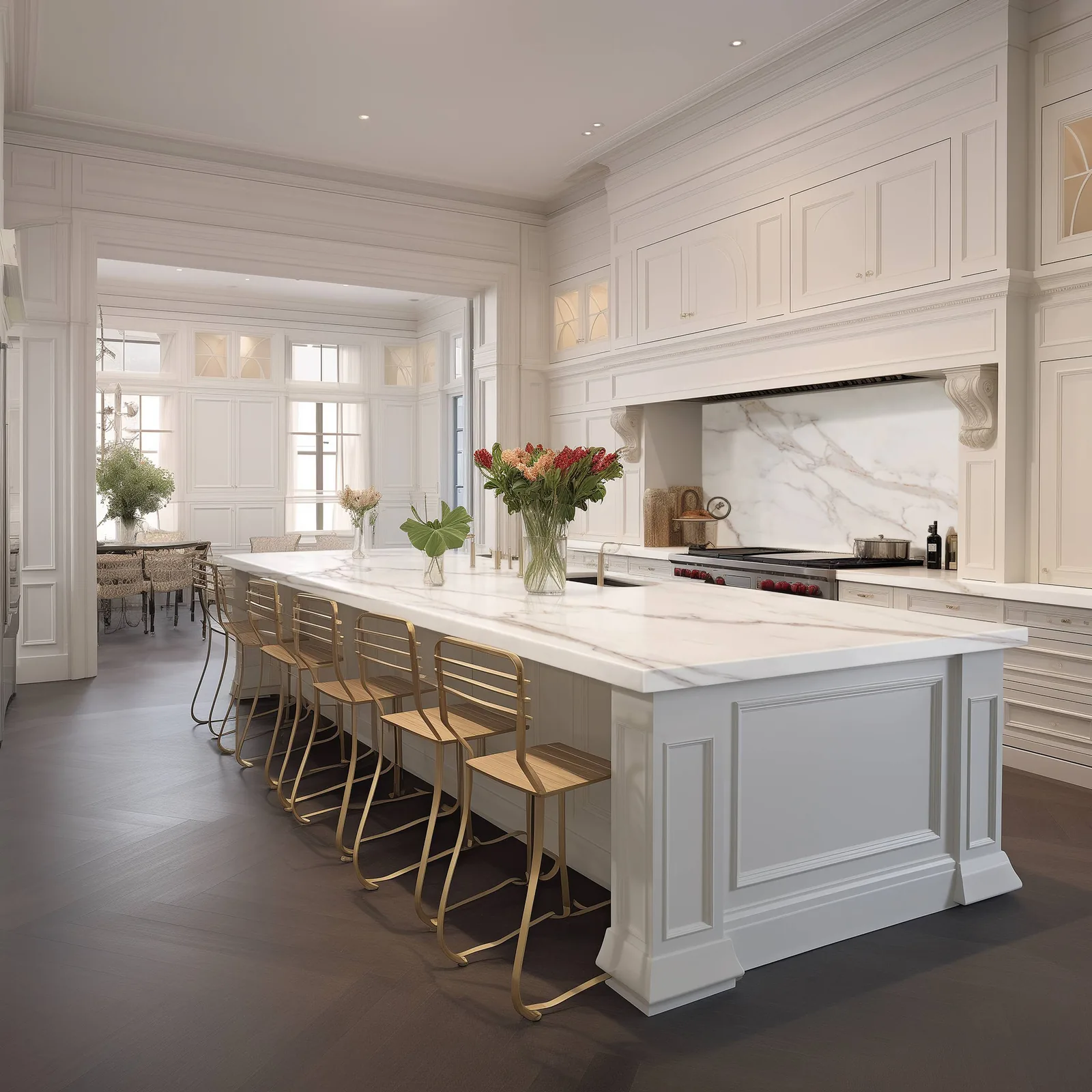 Calacatta Oro Lucciare Quartz installed — project photo 4