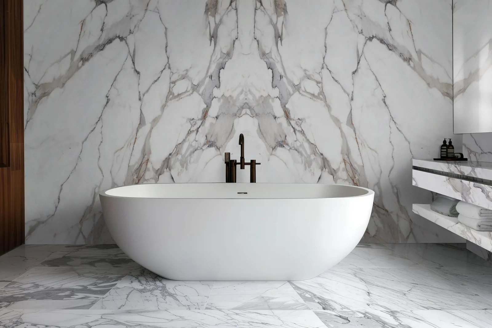 Calacatta Versailles Lucciare Quartz installed — project photo 4