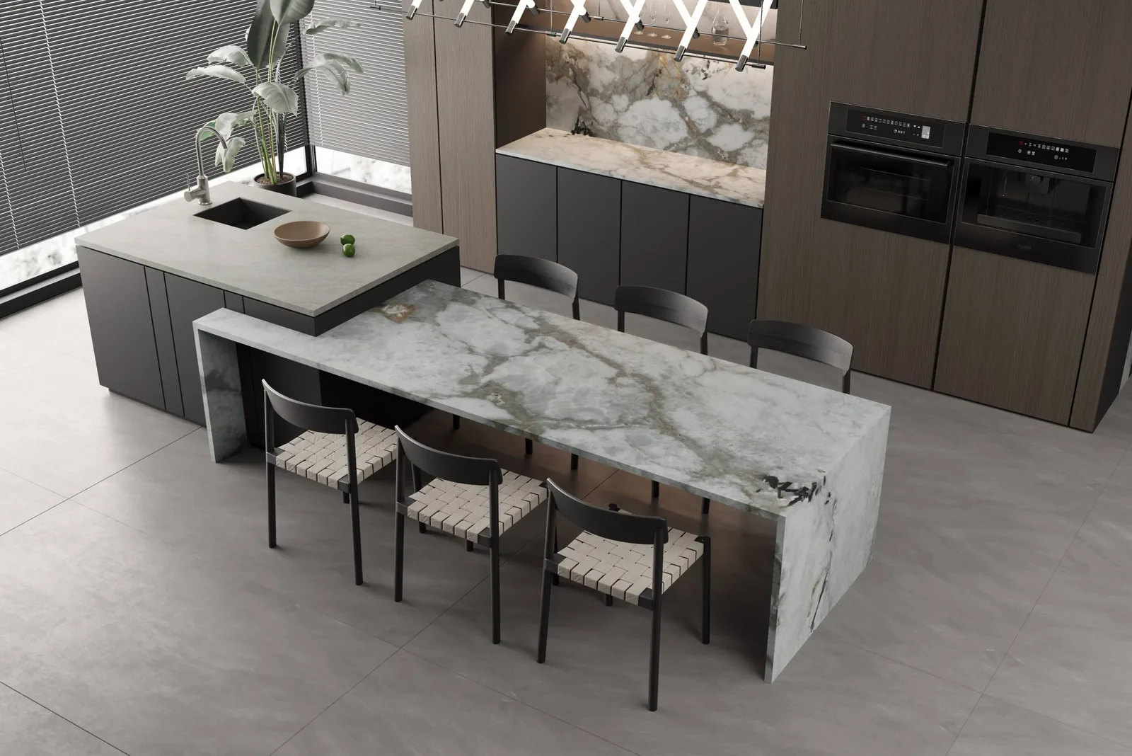 Cristallo Lucciare Quartz installed — project photo 3