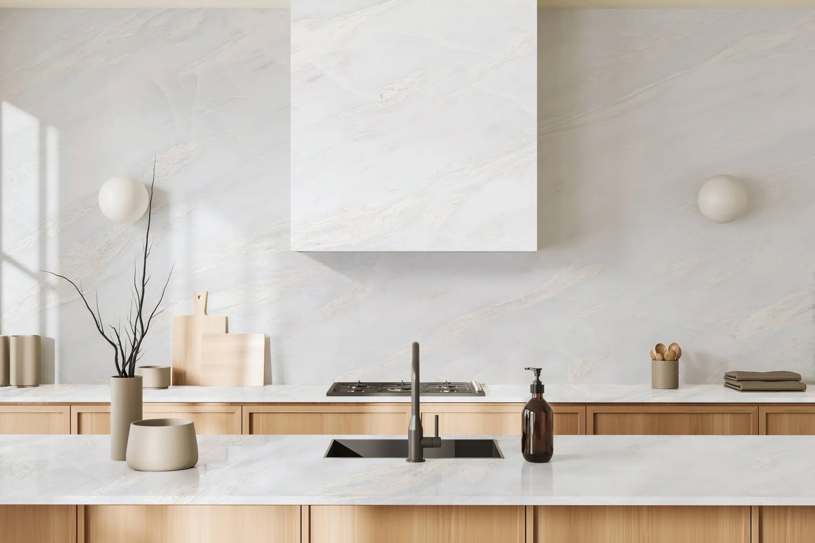 Holy Empire Lucciare Quartz installed — project photo 1
