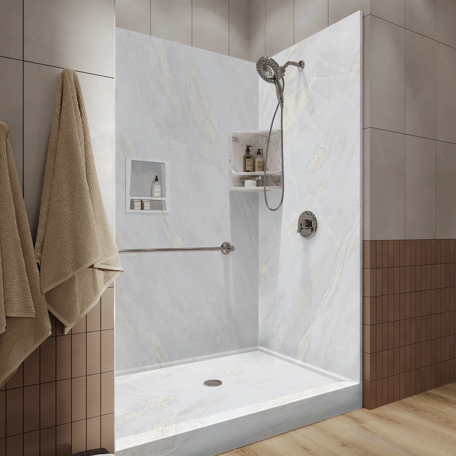 Holy Empire Lucciare Quartz installed — project photo 4