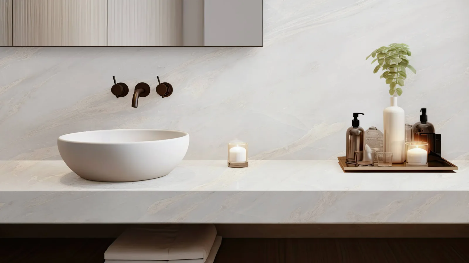 Holy Empire Lucciare Quartz installed — project photo 5