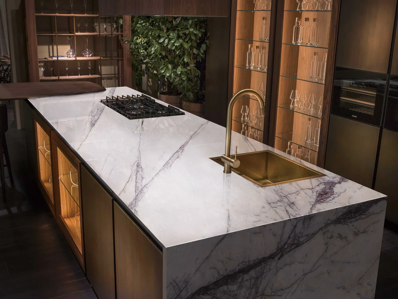 Lilac Lucciare Quartz installed — project photo 2