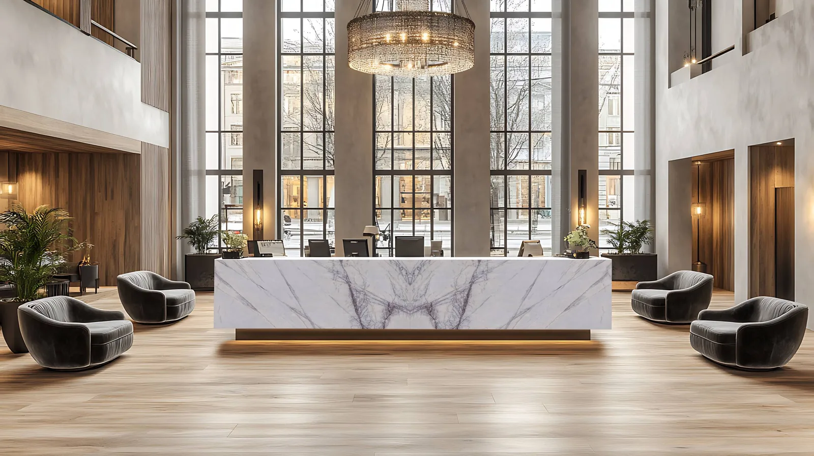 Lilac Lucciare Quartz installed — project photo 3