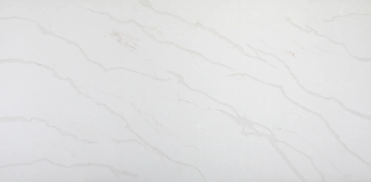 Rhino White Lucciare Quartz full slab