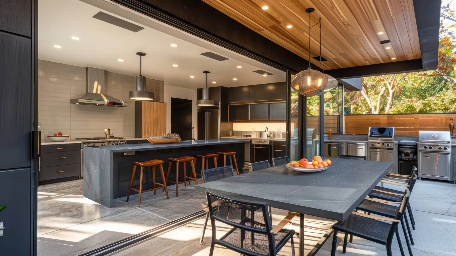 Soapstone Supreme Lucciare Quartz installed — project photo 2
